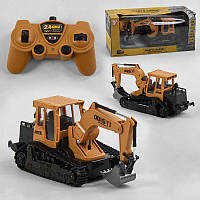 Дитячий екскаватор на радіокеруванні A 8863-73, на пульті, з реалістичними підсвіткою і звуком