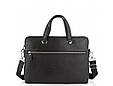 Стильна сумка для ноутбука з натуральної шкіри, фото 3