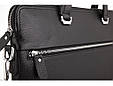 Стильна сумка для ноутбука з натуральної шкіри, фото 6