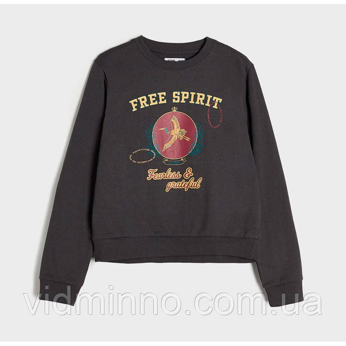 Джемпер світшот Sinsay на дівчинку, двонитка (петелька), р.134, фото 1