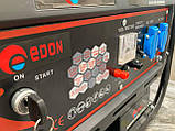 Ефективний та зручний бензогенератор EDON EPH 37700E 3,3 кВт мідна обмотка/електростартер, фото 4