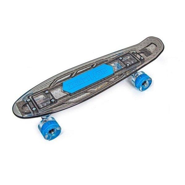 Пені Борд Fish Skateboard Original 22,5" Чорний LED (Музичний і світиться)