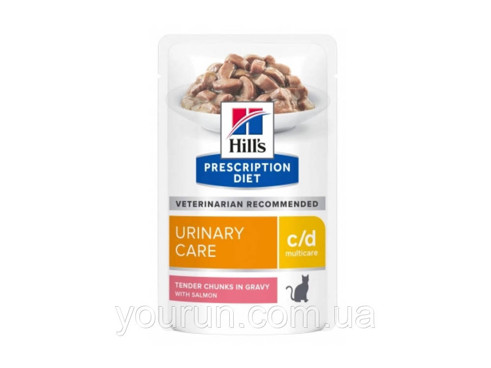 Hill's Wet PD C/D Feline Multicare Urinary Care - корм-дієта для захворювань сечовивідних шляхів у кішок, 12 шт, фото 1