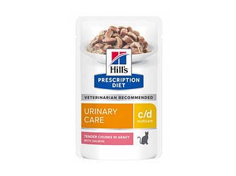 Hill's Wet PD C/D Feline Multicare Urinary Care - корм-дієта для захворювань сечовивідних шляхів у кішок, 12 шт