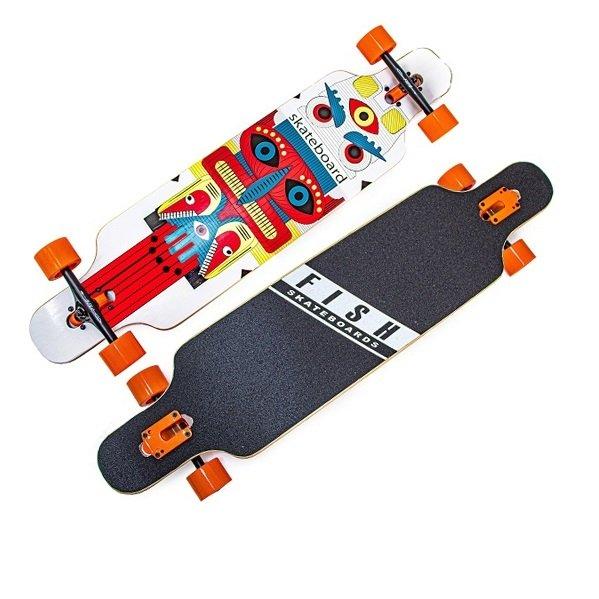 Лонгборд Freeriding Original від бренда Fish White (Білий)