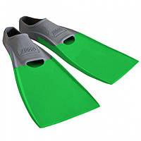 Ласты для плавания Long Blade Rubber Zoggs 465213.GYGN.6-7 зеленые 39/40, World-of-Toys
