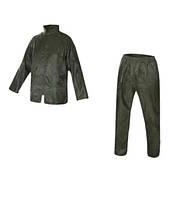 Костюм дождевик REIS зеленый цвет, XXXL размер (водонепроницаемые брюки и куртка на молнии),KPL Z - XXXL