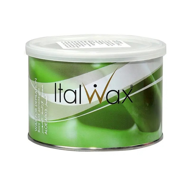 Теплий віск в банці Italwax - Алое, 400 г., фото 1