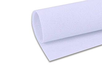 Фетр листовий, білий, 1 мм, 20х30, HQ170-027