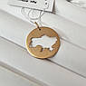 Золота підвіска з контуром України., фото 5