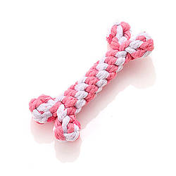 Іграшка татооопети 03226 в'язана кістка для собак кішок рожевий