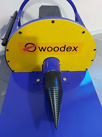 Дровокол електричний конусний woodex-3200 для дому в металевому корпусі для зручності оператора