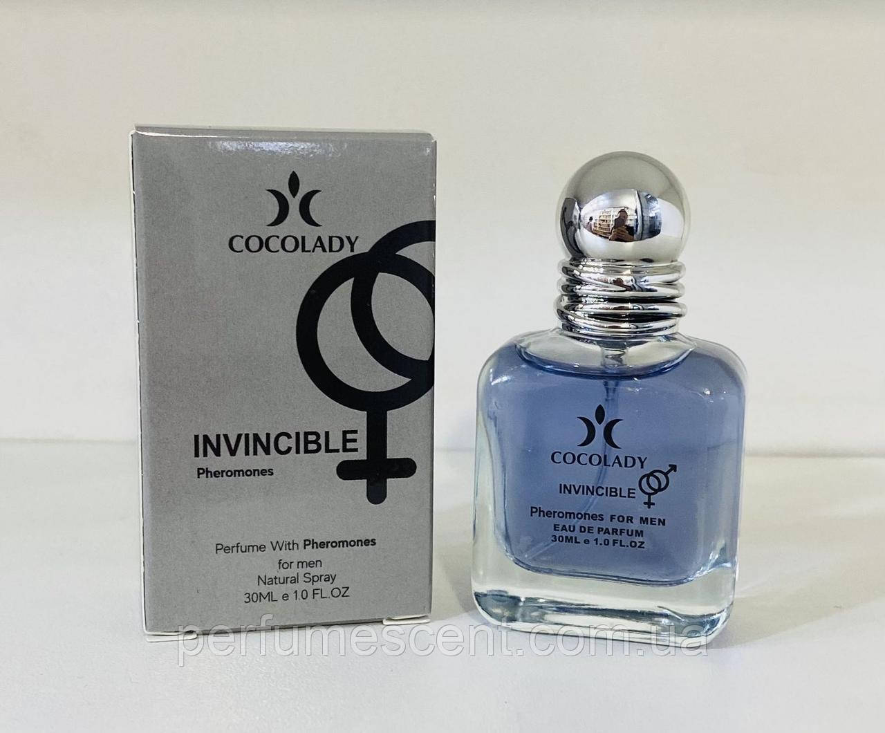 Парфуми чоловічі Invincible Pheromones Cocolady 30ml (аромат схожий на Paco Rabanne Invictus), фото 1