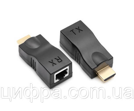 Подовжувач HDMI по витій парі (30м)