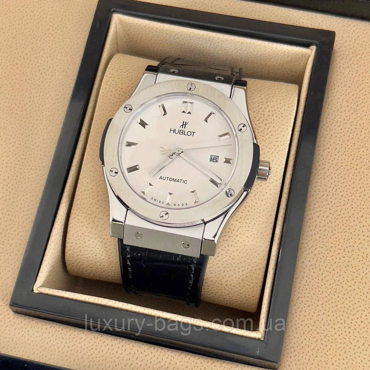 Годинник наручний Hublot Classic Fusion Automatic Black-Silver/White
