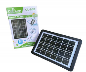 Сонячна панель Cclamp CL-680 8 W 28х20 см USB
