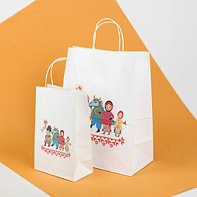 Пакети Новорічні 150*90*240 подарункові пакети під різдвяні гостинці для колядників