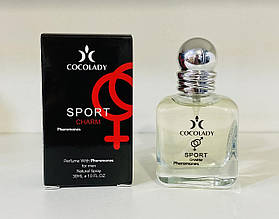 Парфуми чоловічі Sport Charm Pheromones Cocolady 30ml (аромат схожий на Chanel Allure homme Sport)