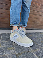 Низкие женские кроссовки Nike Air Force 1 sage low. Стильные женские кроссовки осень Найк Аир Форс Лоу. 39