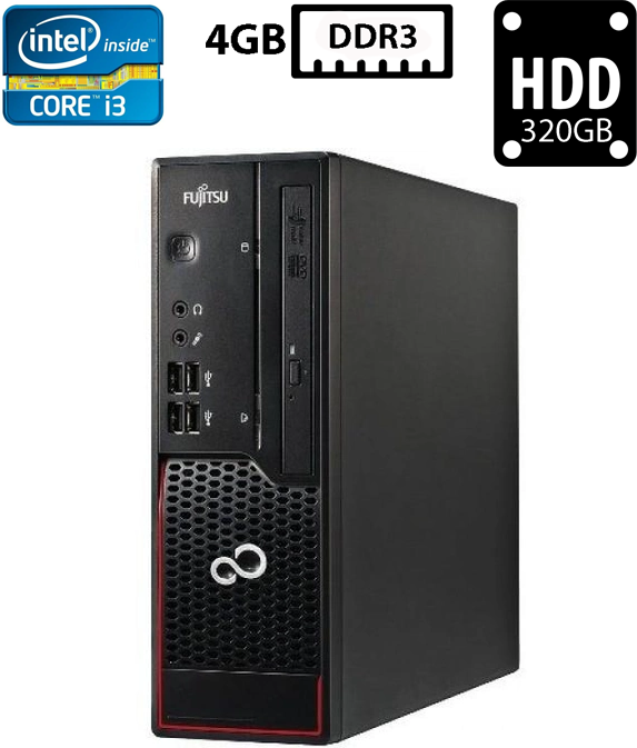 Комп'ютер Fujitsu Esprimo C700/Core i3-2100 3.10GHz/4GB DDR3/HDD 320GB/Intel HD Graphics 2000 Б/В