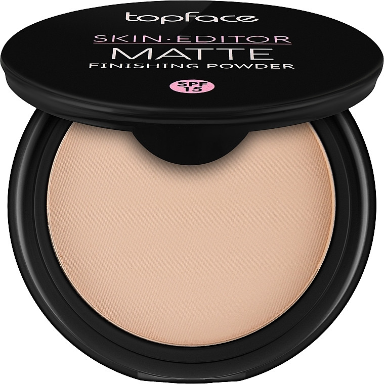 Матувальна компактна пудра Topface Skin Editor Matte Finishing Powder, SPF 15, 001, 10 г