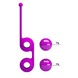 Вагінальні кульки — Pretty Love Kegel Tighten Up III Purple, фото 7