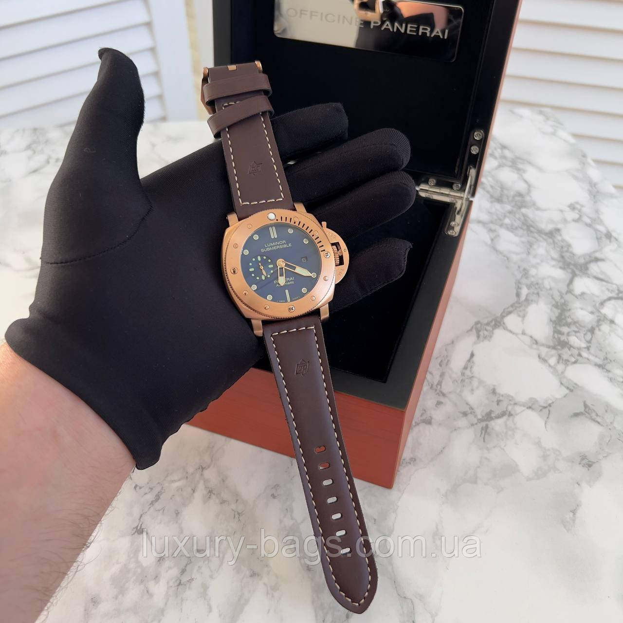 Модний годинник P.a.n.e.r.a.i. Luminor Submersible, фото 1