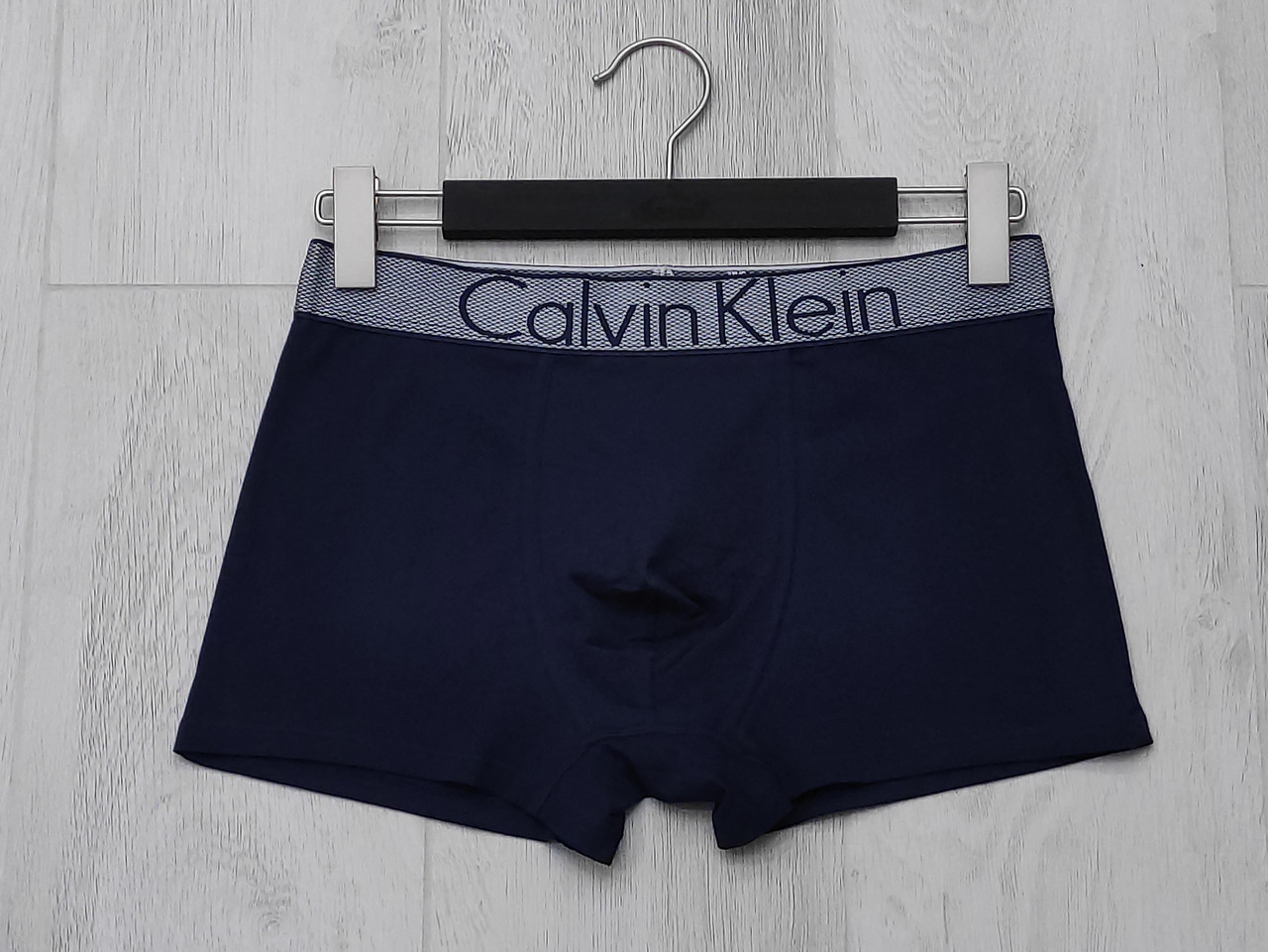 Труси чоловічі боксери розмір XXL Calvin Klein серія Carbone темно-сині