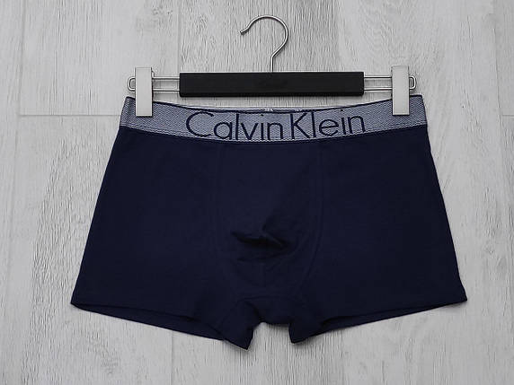 Труси чоловічі боксери розмір XXL Calvin Klein серія Carbone темно-сині, фото 2