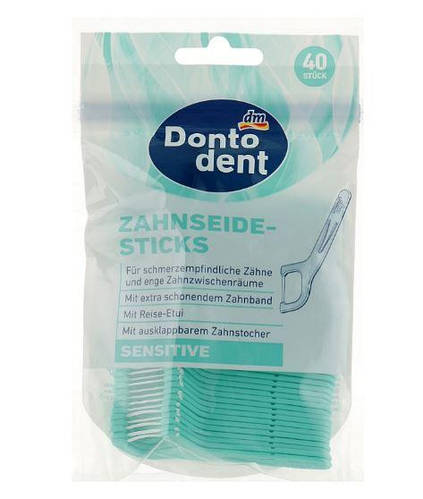Купити Зубочистки флостик із зубною ниткою без воску з футляром ...
