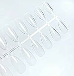 Набір для нарощування нігтів ( клей - база скотч 17мл, гелеві тіпси прозорі ) гелевими тіпсами 240 шт., фото 8