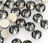 Стрази клейові XIRIUS 16 граней (8+8) BLACK DIAMOND SS16 Non-Hot Fix 1440 шт., фото 3