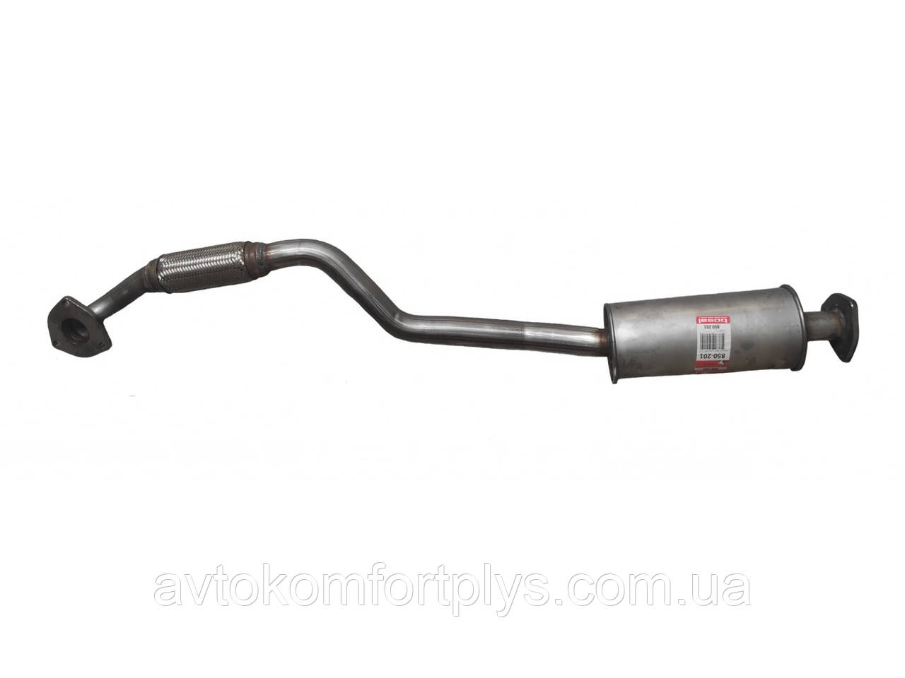 Приймальна труба з резонатором Шевроле Лачетті 1.8 Босал, фото 1