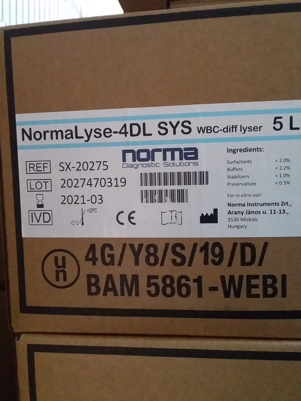 Лізуючий розчин NormaLyse-4DL SYS