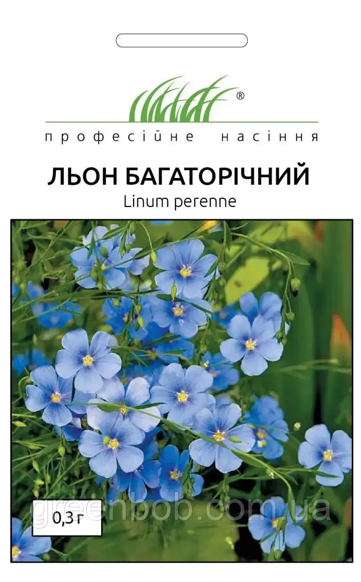 Лен многолетний 0.3 г семян ТМ Професійне насіння - фото 1 - id-p1984614348