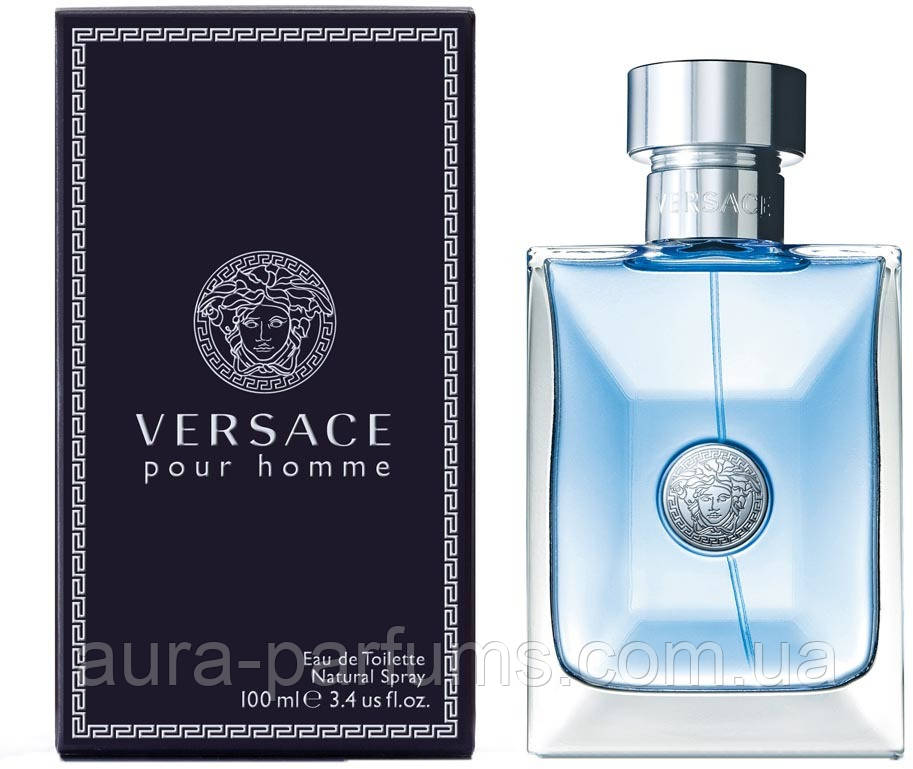 Чоловічі парфуми Versace Pour Homme (Версаче Пур Хоме) Туалетна вода 100 ml/мл
