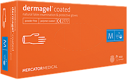 Рукавички латекс оглядові нестерильні без пудри Mercator Medicor