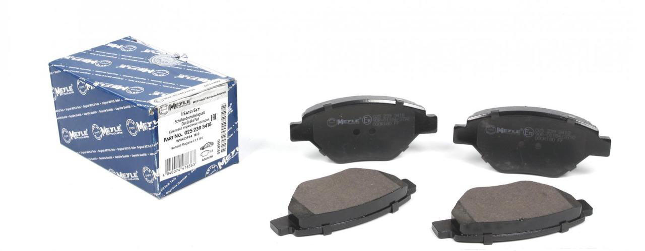 Meyle 025 239 3418 Колодки гальмівні передні Renault Megane II;