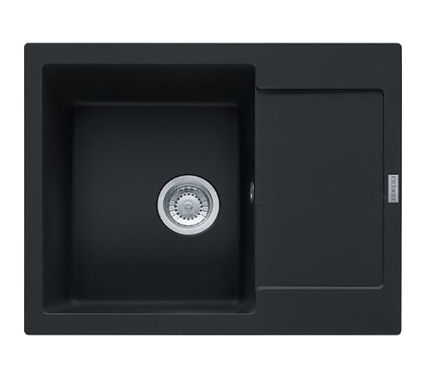 Кухонна мийка Franke Maris MRG 611-62 чорний матовий - граніт, вбудовується в стільницю, крило для сушіння
