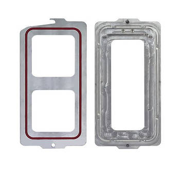 Двоскладова металева форма для iPhone 13 Pro Max, з затискними болтами, металева, для склеювання рамок з дисплеями