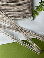 Резинка сітка ажурна білизняна, 12 мм, Беж