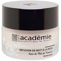 Нічний крем Academie з екстрактом прованської троянди / Academie Night Infusion Rose Cream, 30 мл