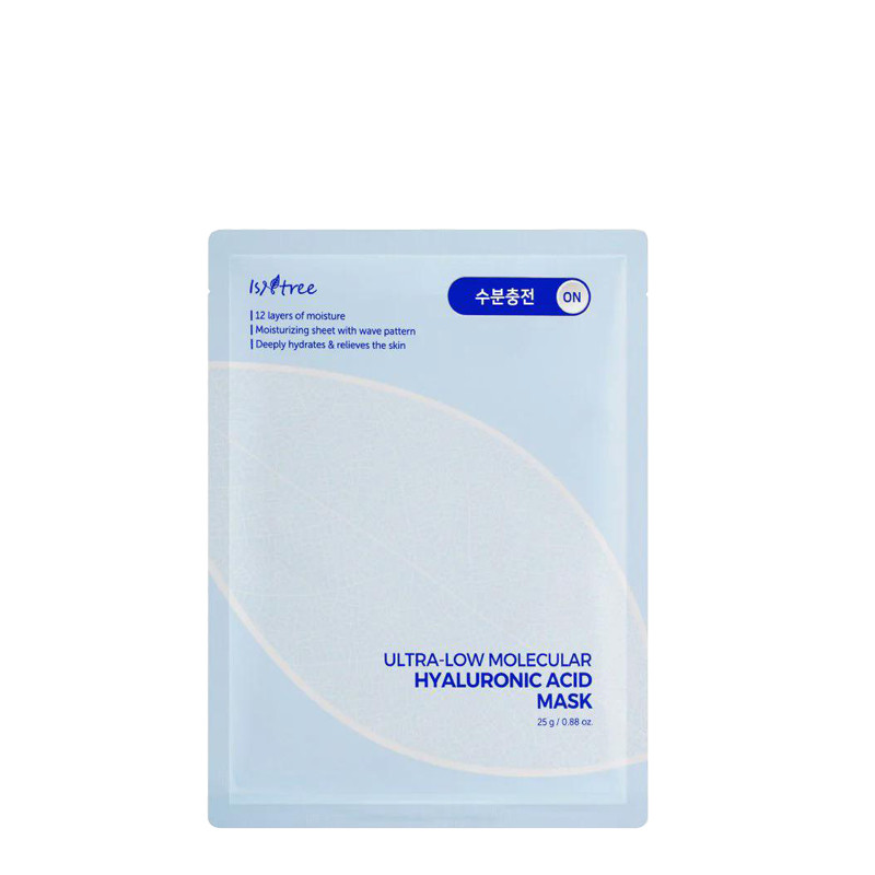 Маска тканинна з гіалуроновою кислотою Isntree Ultra-Low Molecular Hyaluronic Acid Mask 1 ea, фото 1