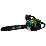 Бензопила ланцюгова apro 2000 потужна та продуктивна для деревообробки з рухомим ланцюгом, фото 8