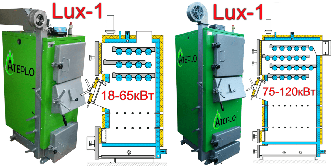 КОТЕЛ ТВЕРДОТОПЛИВНЫЙ ATEPLO МОДЕЛЬ LUX-1 18КВТ