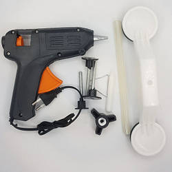 Інструмент для видалення вм'ятин на авто Clefers Pops-a-Den- Рихтування своїми руками - Клей, Пістолет, Присоска в комплекті MG-33