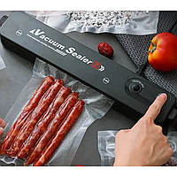 Автоматический вакуумный бытовой упаковщик Vacuum Sealer Вакууматор для запайки упаковки продуктов домашний