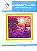 Набір для вишивання за нанесеною на канву схемою "Four seasons in the countryside 2" AIDA 14CT printed 16*16 см, фото 3