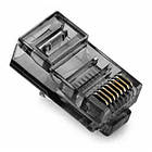 Конектор RJ45 cat.5e UTP 8P8C Black 100 шт Merlion (05356) (код 1128521)