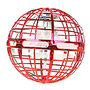 Літаюча куля - спінер  зі світловими ефектами 918 м'яч-бумеранг Червоний, фото 5